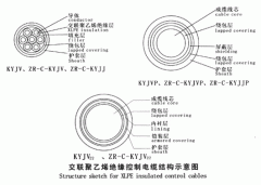 KYJV，KYJVP，KYJV22額定電壓0.6/1kV交聯(lián)聚乙烯絕緣控制電纜